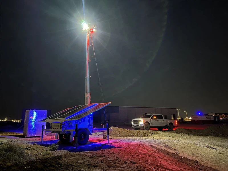 HISOLO solar surveillance trailer 8x6 HISOLO solar surveillance trailer 8x6