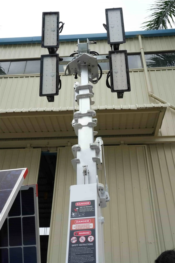 Mobile Construction Site Solar Lighting Tower high quality