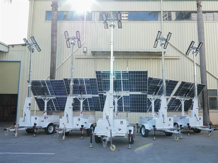Mobile Construction Site Solar Lighting Tower suppliers