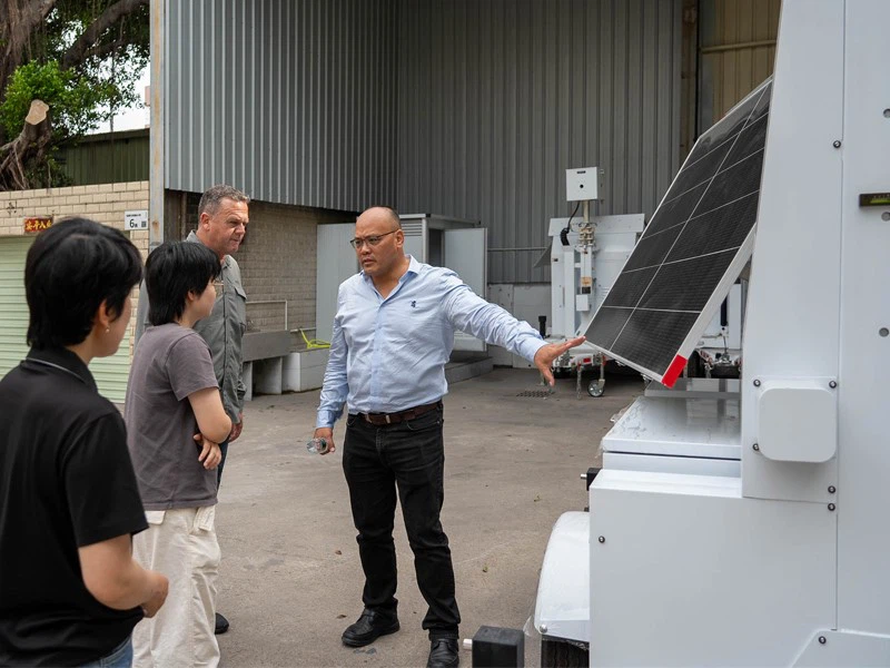 HISOLO solar cctv trailer HISOLO solar cctv trailer
