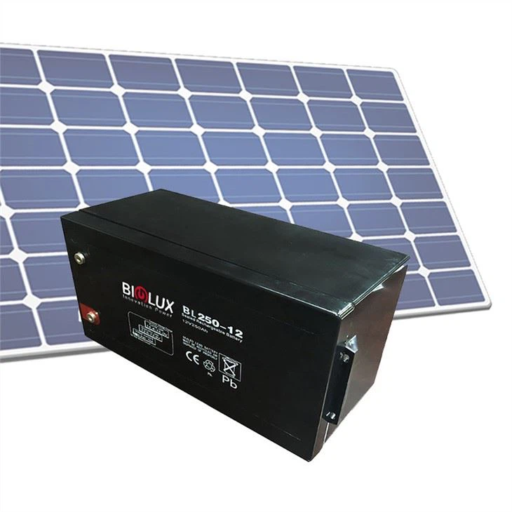 बेस्ट प्राइस सौर बैटरी 12 वी 250 ए लांग लाइफ सौर बैटरी सौर पैनल सिस्टम