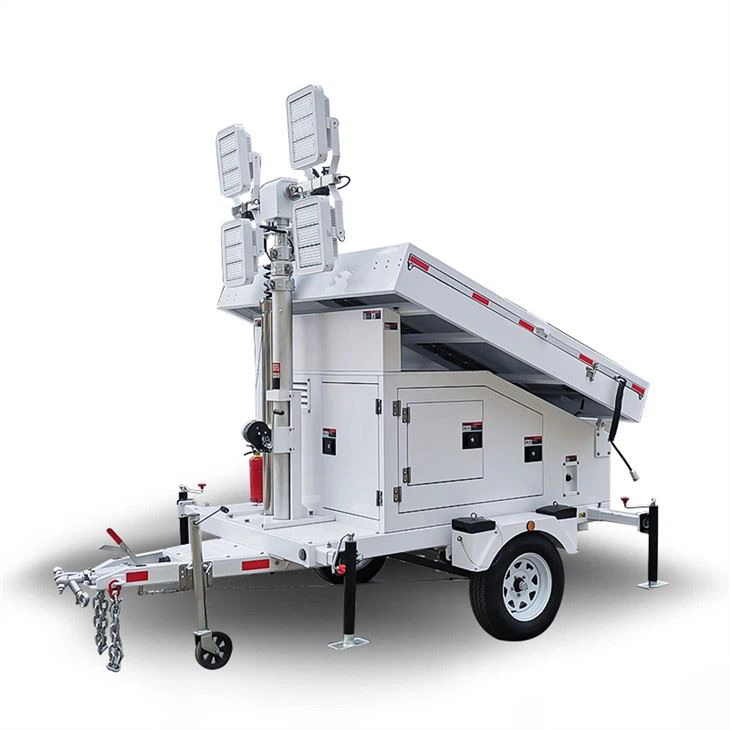 Rotational Solar Light Tower For World Cup 2022