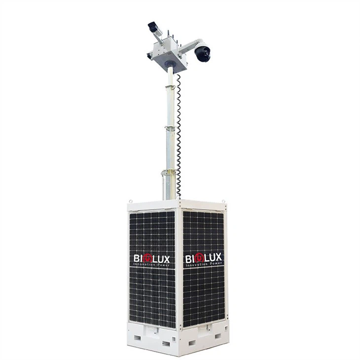 Cuboid CCTV Tower For Communications