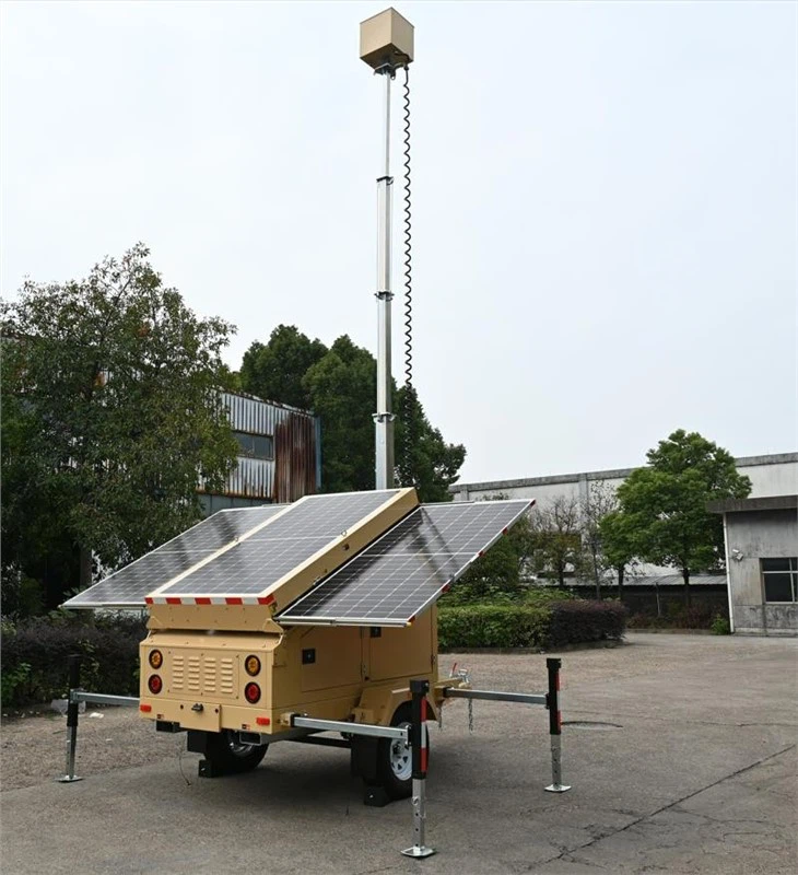 mobile solar cctv tower 77