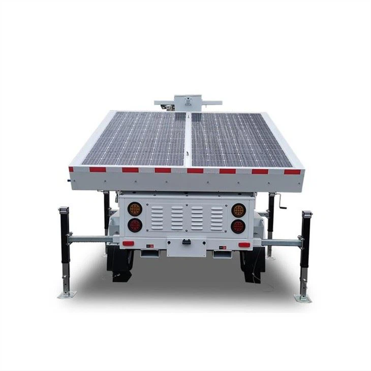 Solar Solution Mobile Surveillance Tower Trailer