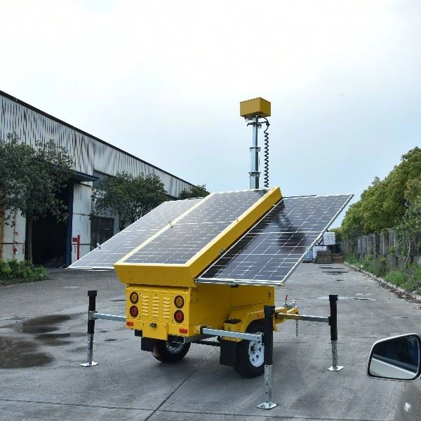 Factory Price Solar Trailer With Camera Or Light From China