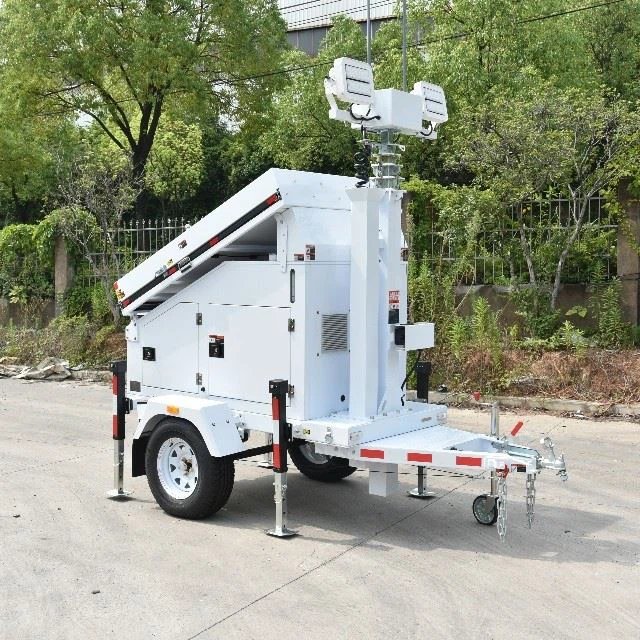 Lights, Monitoring Integrated Solar Trailer