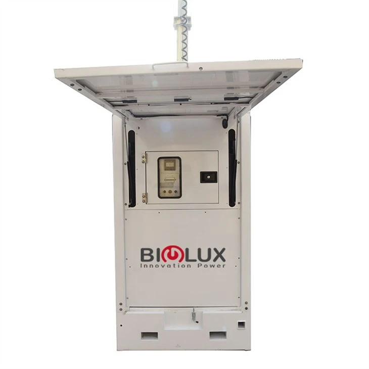 Mobile Solar Cuboid Tower Electric Telescopic Mast 360 Degree Rotation
