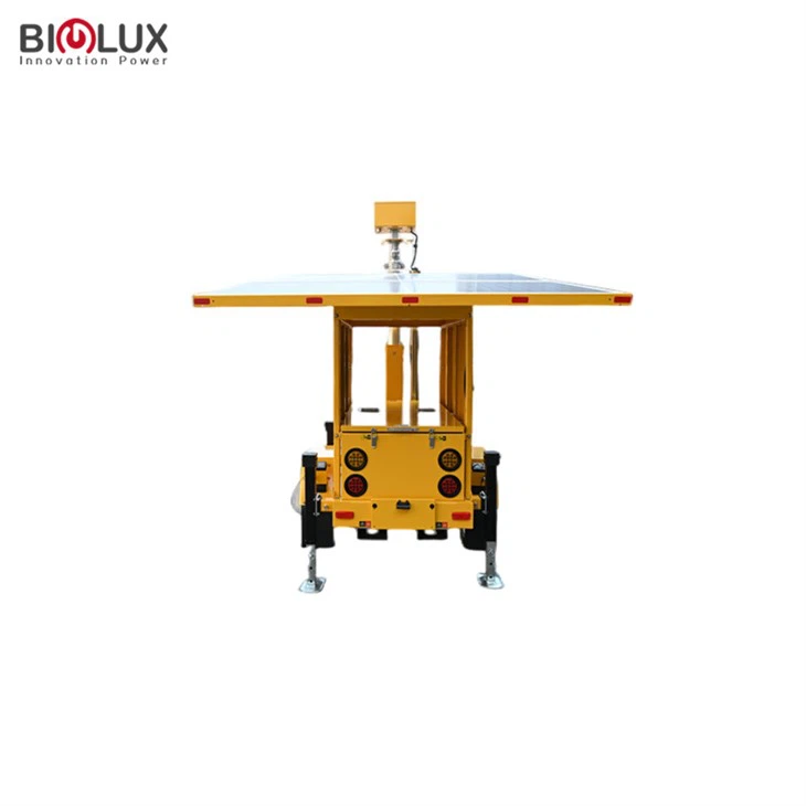 साधारण मोबाइल सौर निगरानी टॉवर