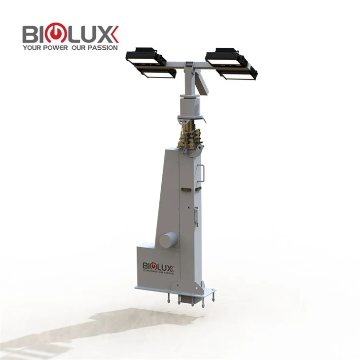 Manual And Electric Lifting Telescopic Mast For Solar Trailers factory