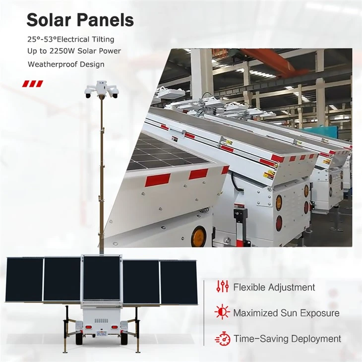 DC Solar Power Trailer For Disaster Recovery high quality